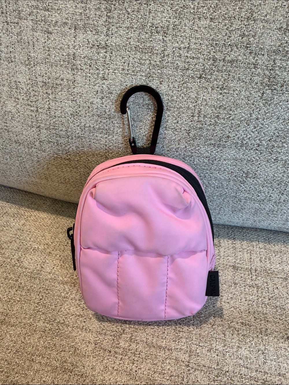 Calpak Mini Backpack keychain- bubblegum-Used